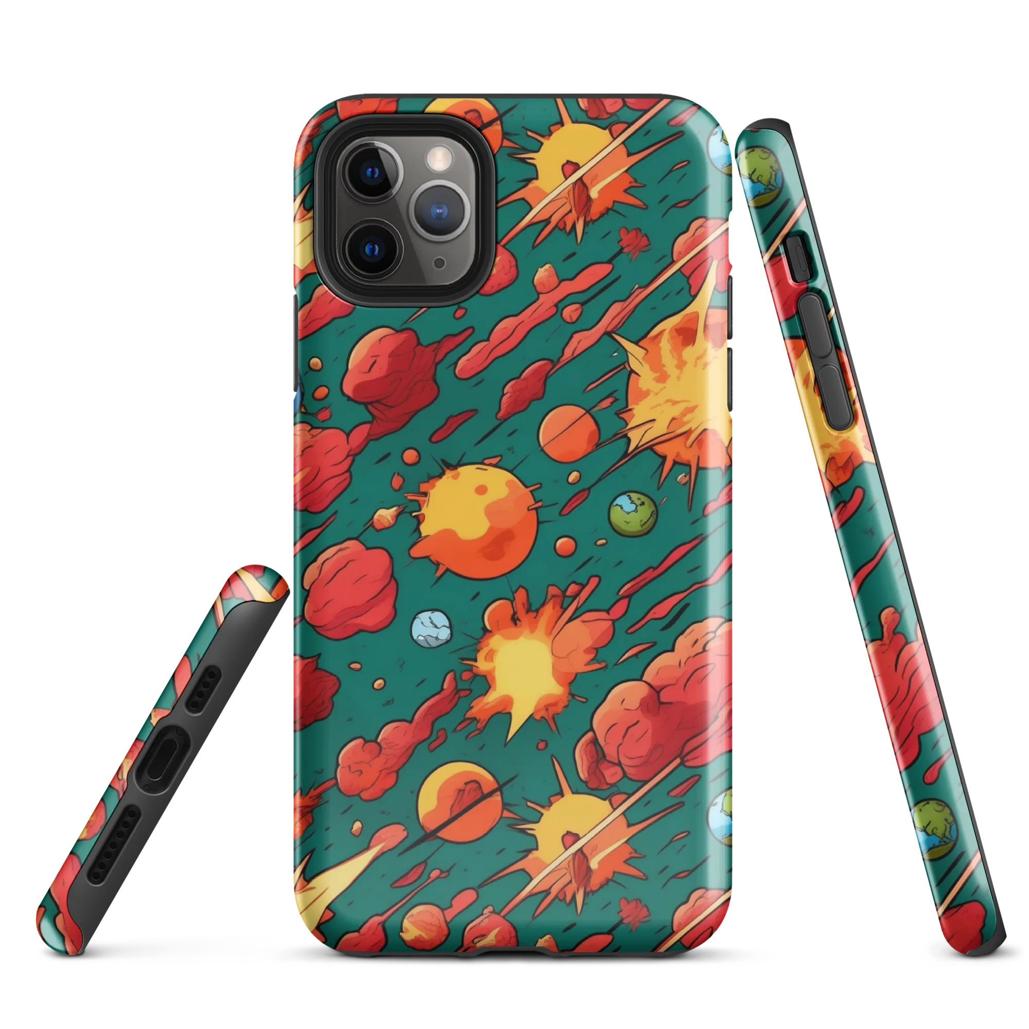 Astro Collision on Tough Case for iPhone® — Front