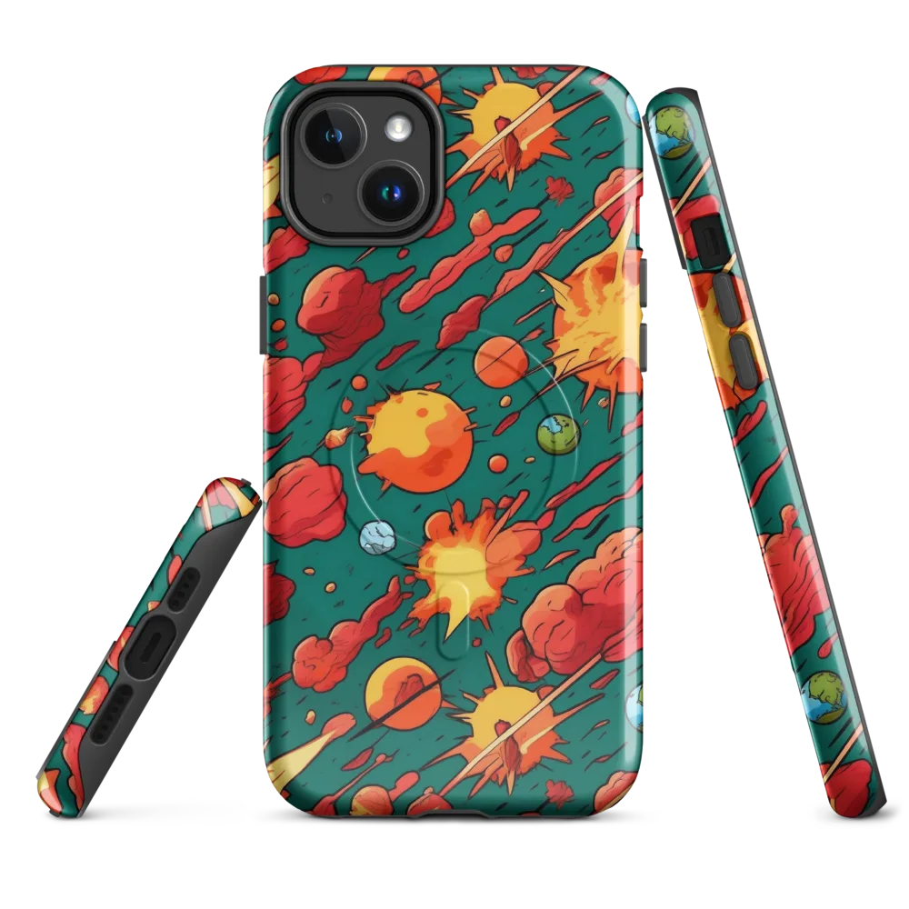 Astro Collision on MagSafe Tough Case for iPhone® — Front