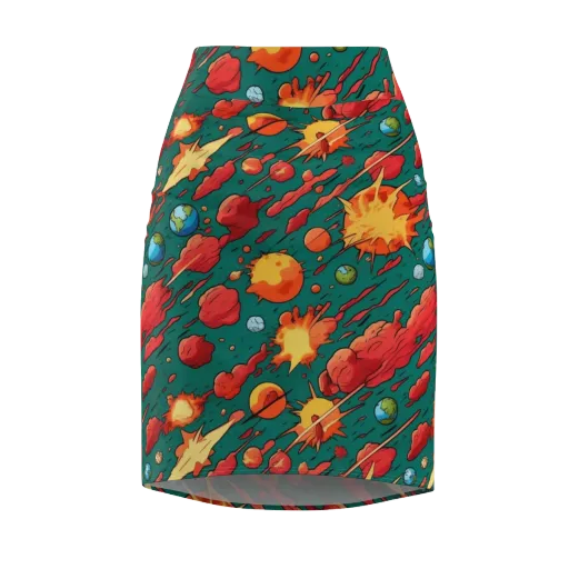 Astro Collision on a Pencil Skirt