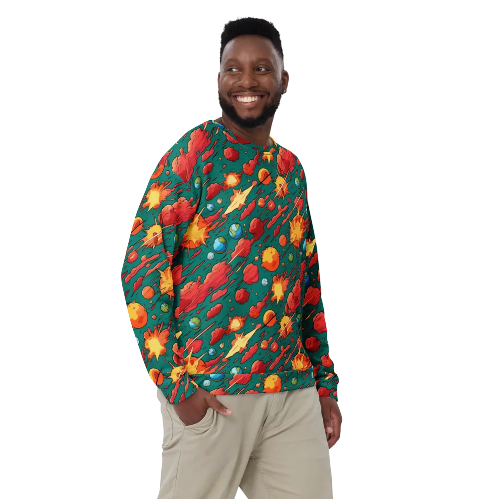Astro Collision on Sweatshirt — Front