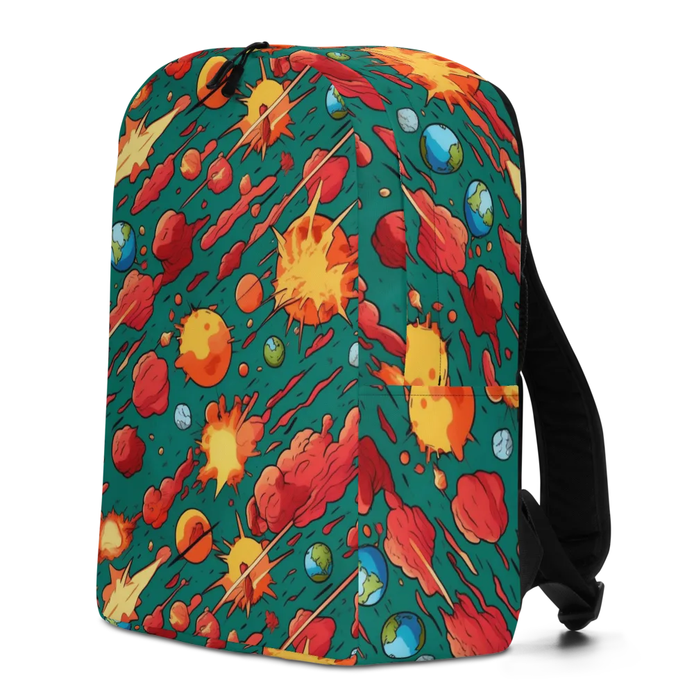Astro Collision on Minimalist Backpack — Left