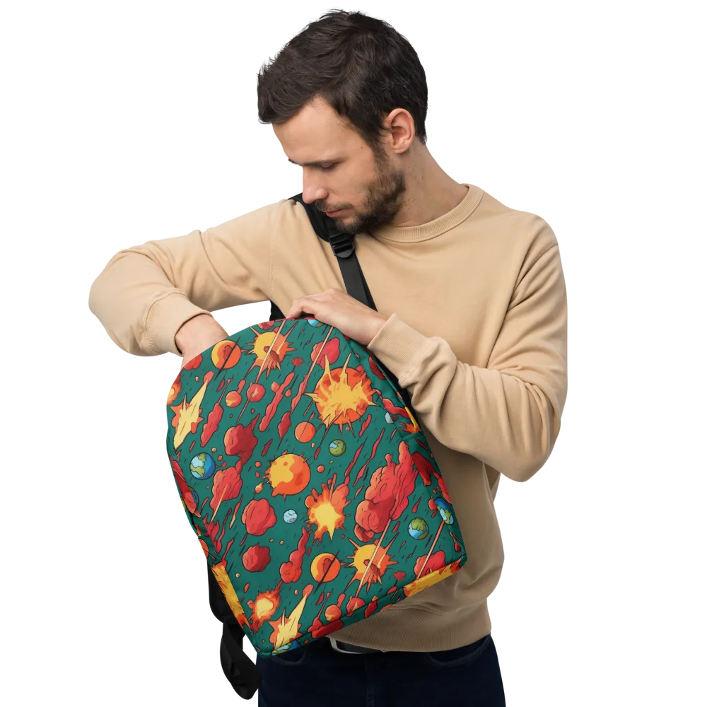 Astro Collision on Minimalist Backpack — Front