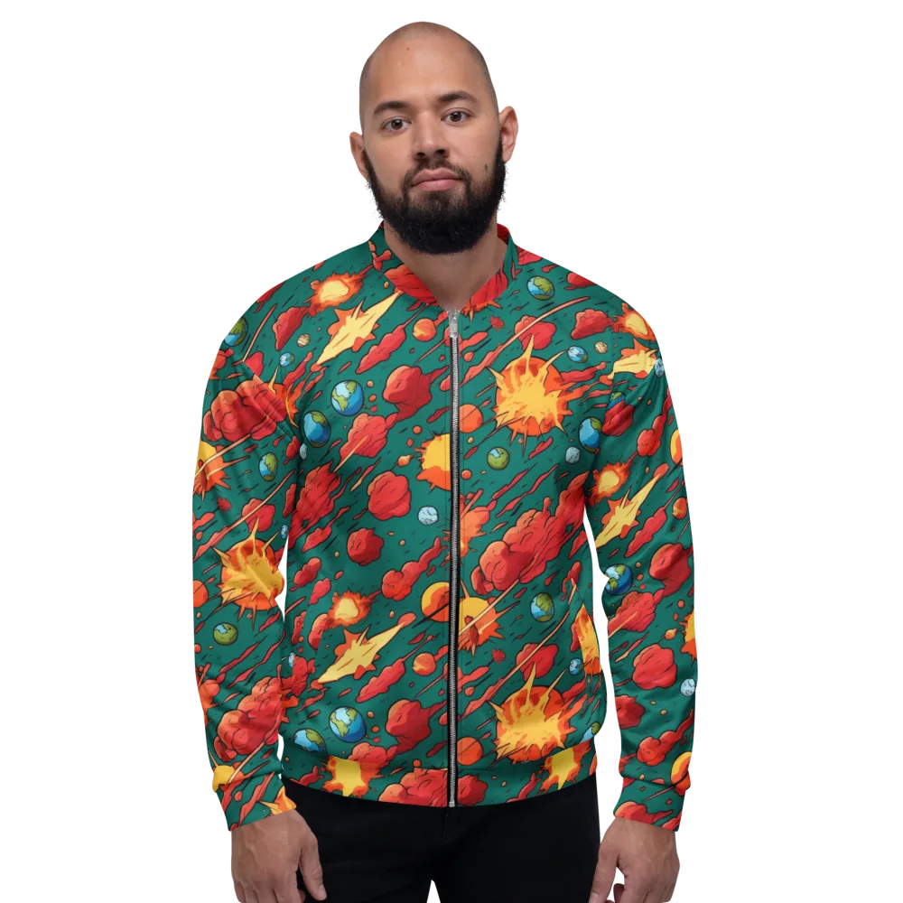 Astro Collision on Bomber Jacket — Front
