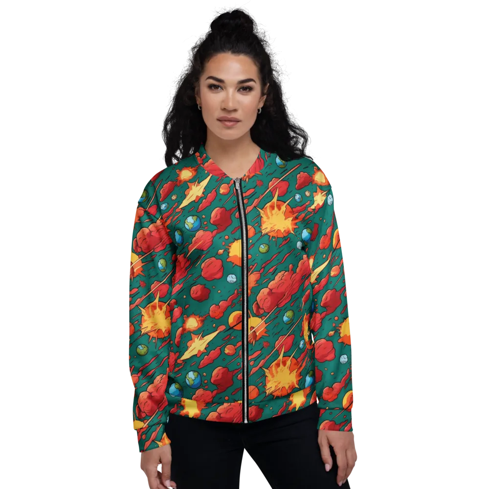 Astro Collision on Bomber Jacket — Front