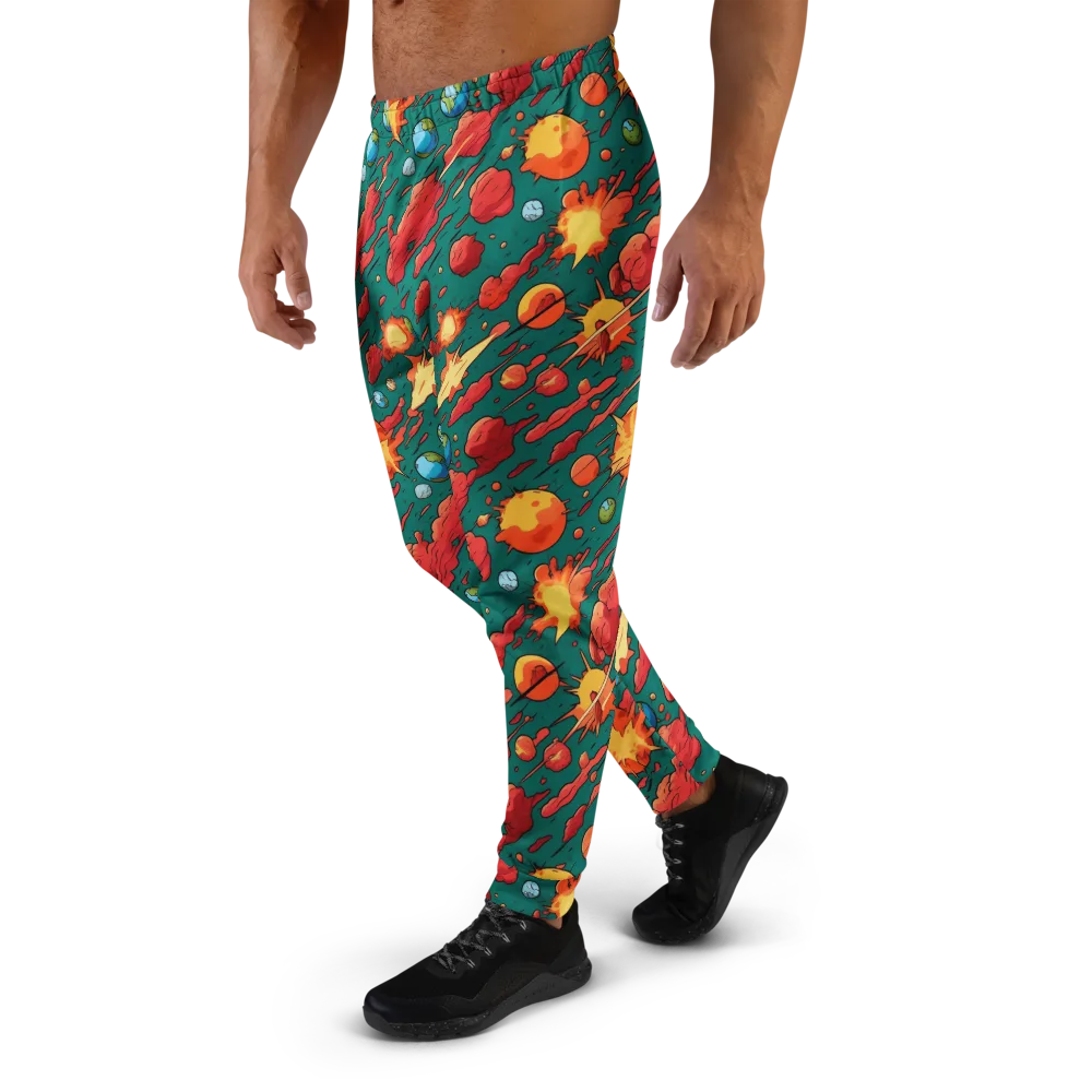 Astro Collision on Men's Joggers — Left