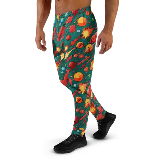 Astro Collision on a Men's Joggers