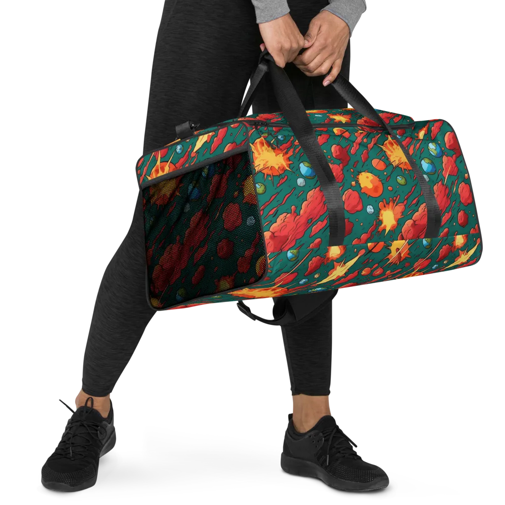 Astro Collision on Duffle Bag — Right Front