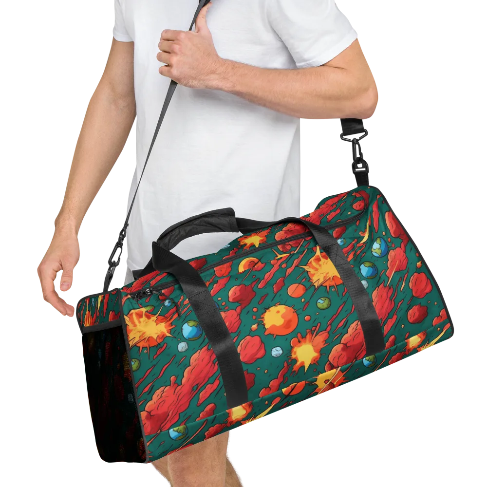 Astro Collision on Duffle Bag — Right Front