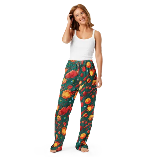 Astro Collision on a Women's Pajama Pants