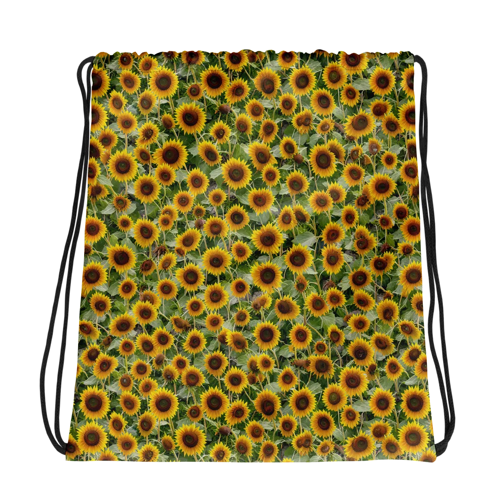 Sunflower Solstice on Drawstring Bag — Photo