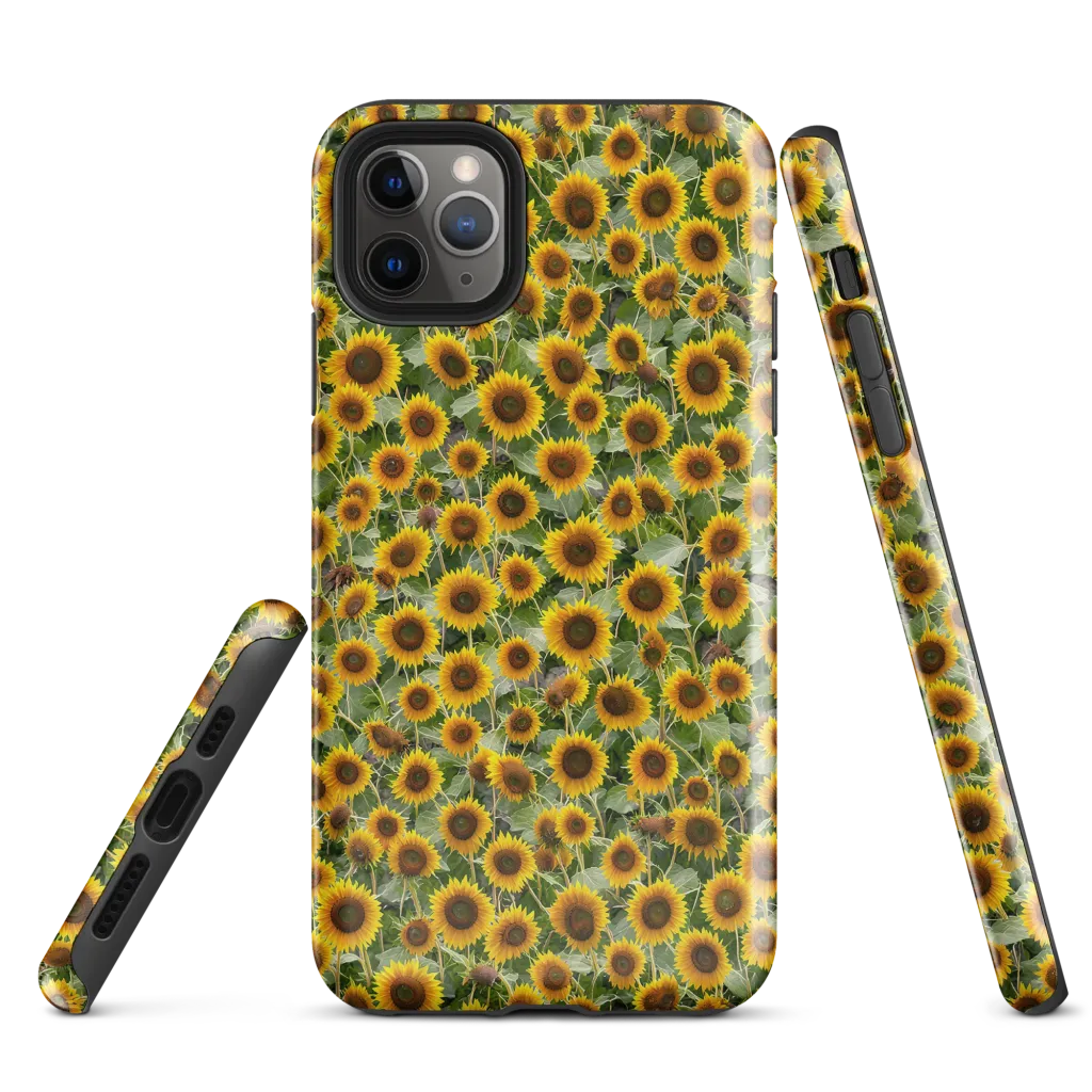 Sunflower Solstice on Tough Case for iPhone® — Front