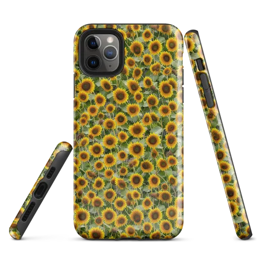 Sunflower Solstice on a Tough Case for iPhone®