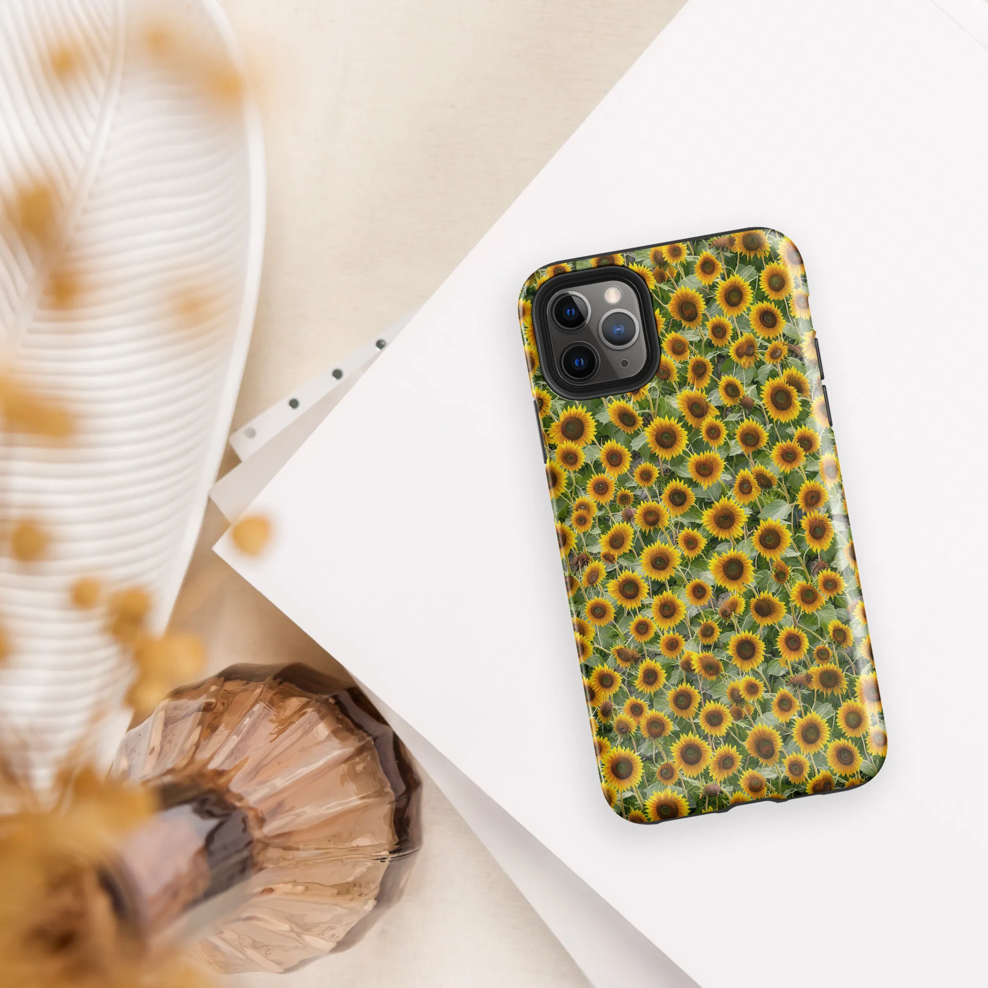 Sunflower Solstice on Tough Case for iPhone® — Front