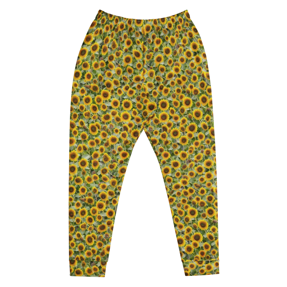 Sunflower Solstice on Men's Joggers — Front