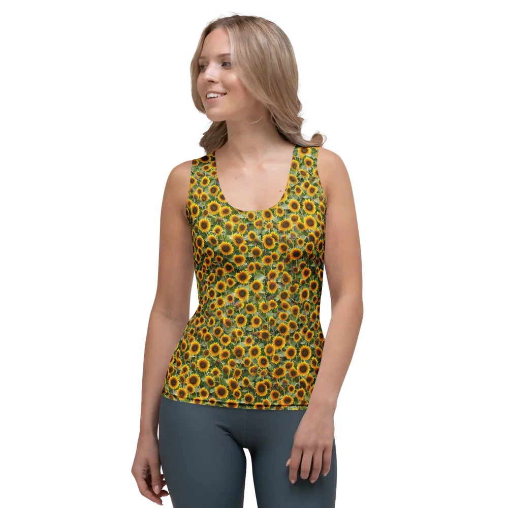 Sunflower Solstice on Women's Tank Top — Front