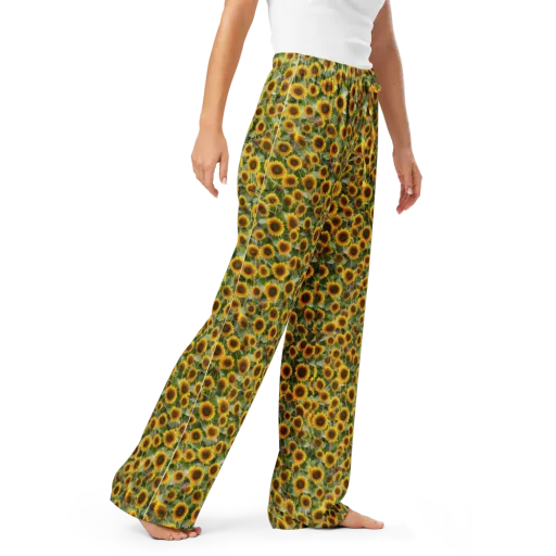 Sunflower Solstice on a Women's Pajama Pants