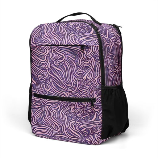 Lavender Labyrinth on a Utility Backpack