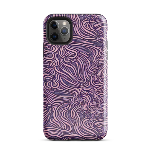 Lavender Labyrinth on a Tough Case for iPhone®