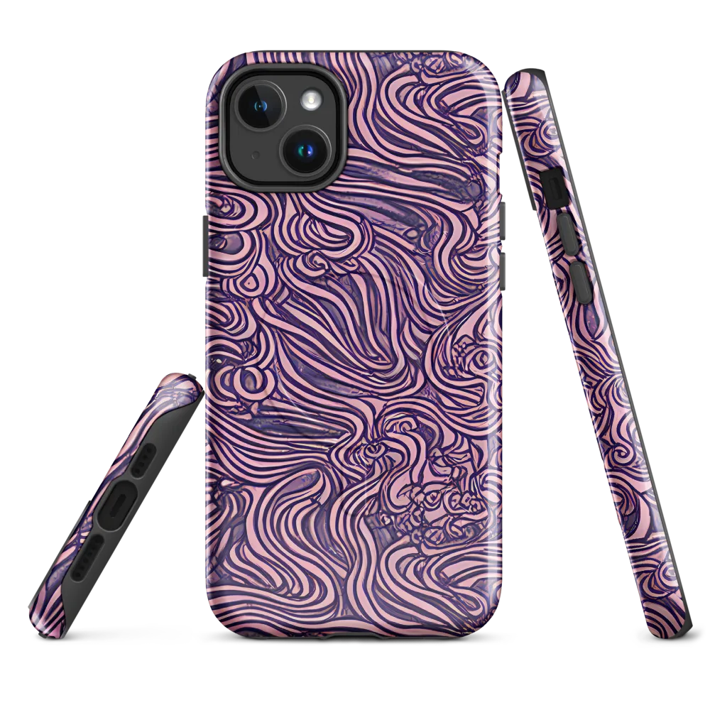Lavender Labyrinth on MagSafe Tough Case for iPhone® — Front