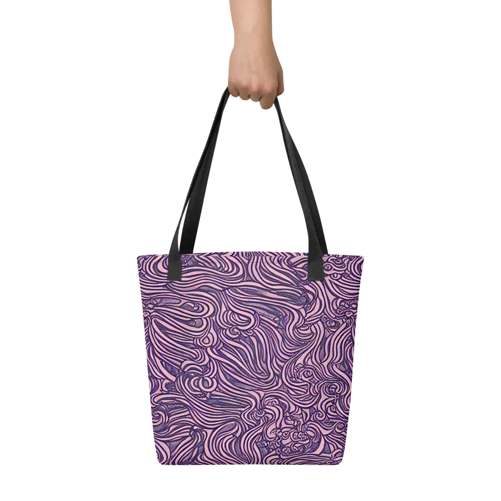 Lavender Labyrinth on Tote Bag — Front