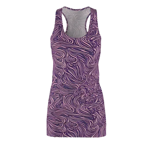 Lavender Labyrinth on a Racerback Dress