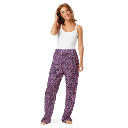 Lavender Labyrinth on a Women's Pajama Pants