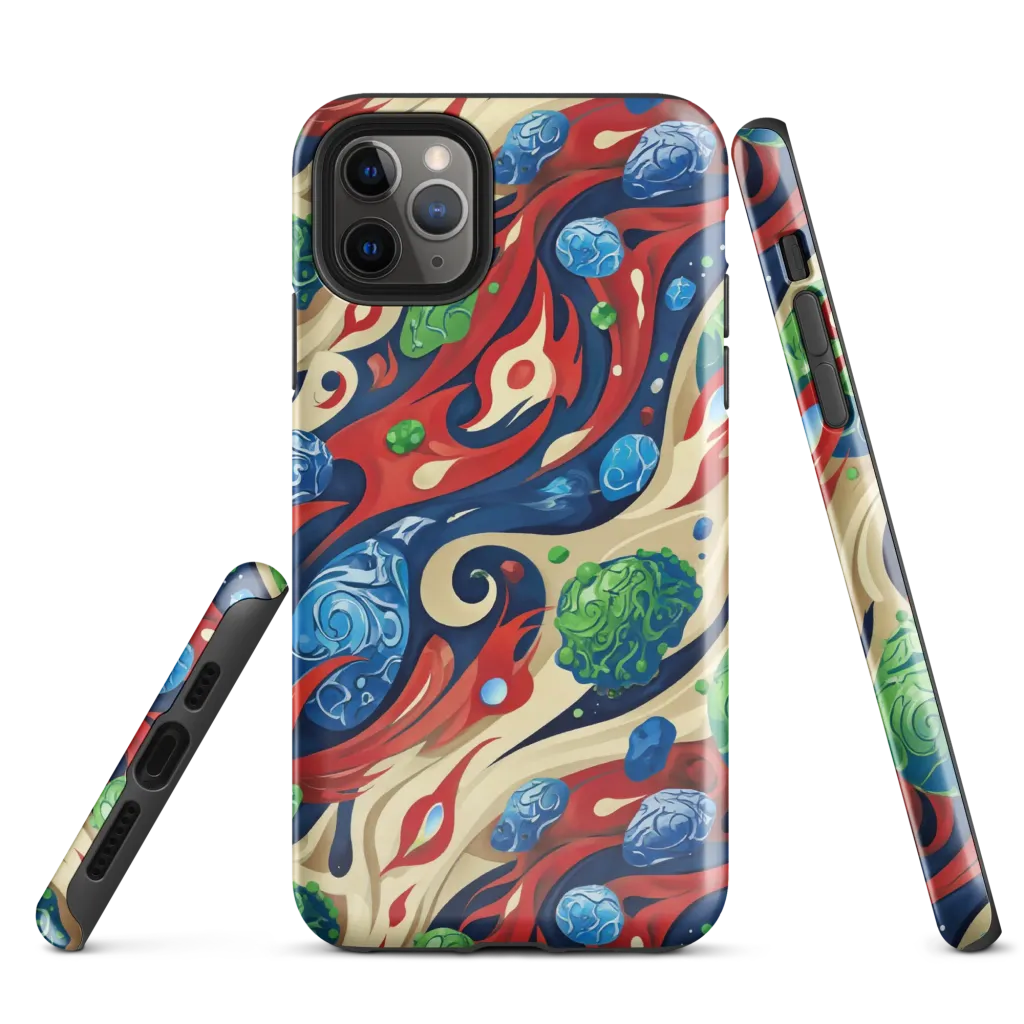 Cosmic Sgraffito on Tough Case for iPhone® — Front