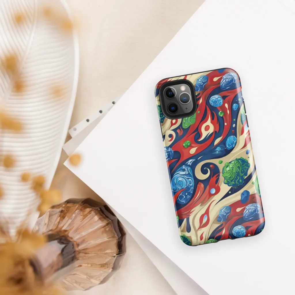 Cosmic Sgraffito on Tough Case for iPhone® — Front
