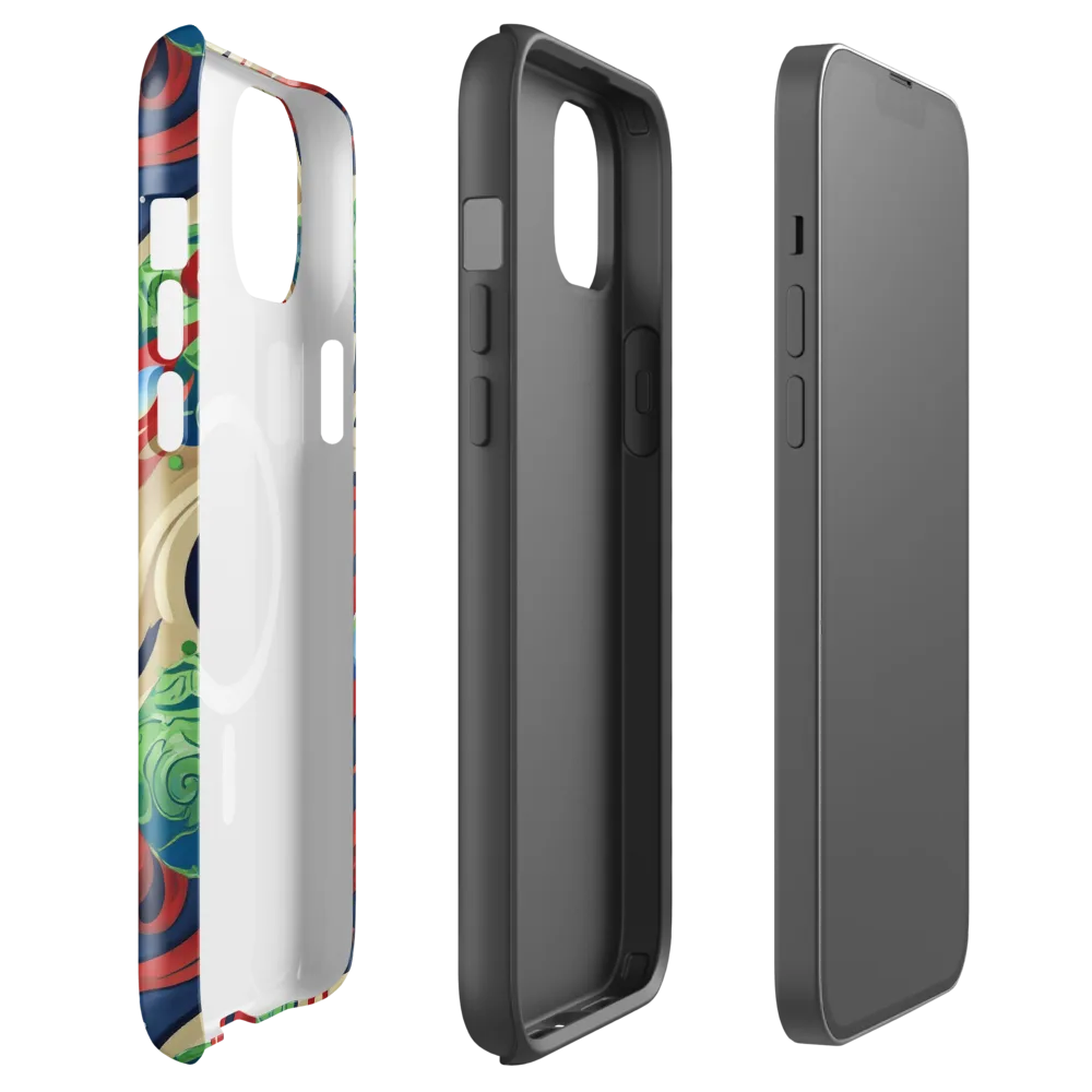 Cosmic Sgraffito on MagSafe Tough Case for iPhone® — Front