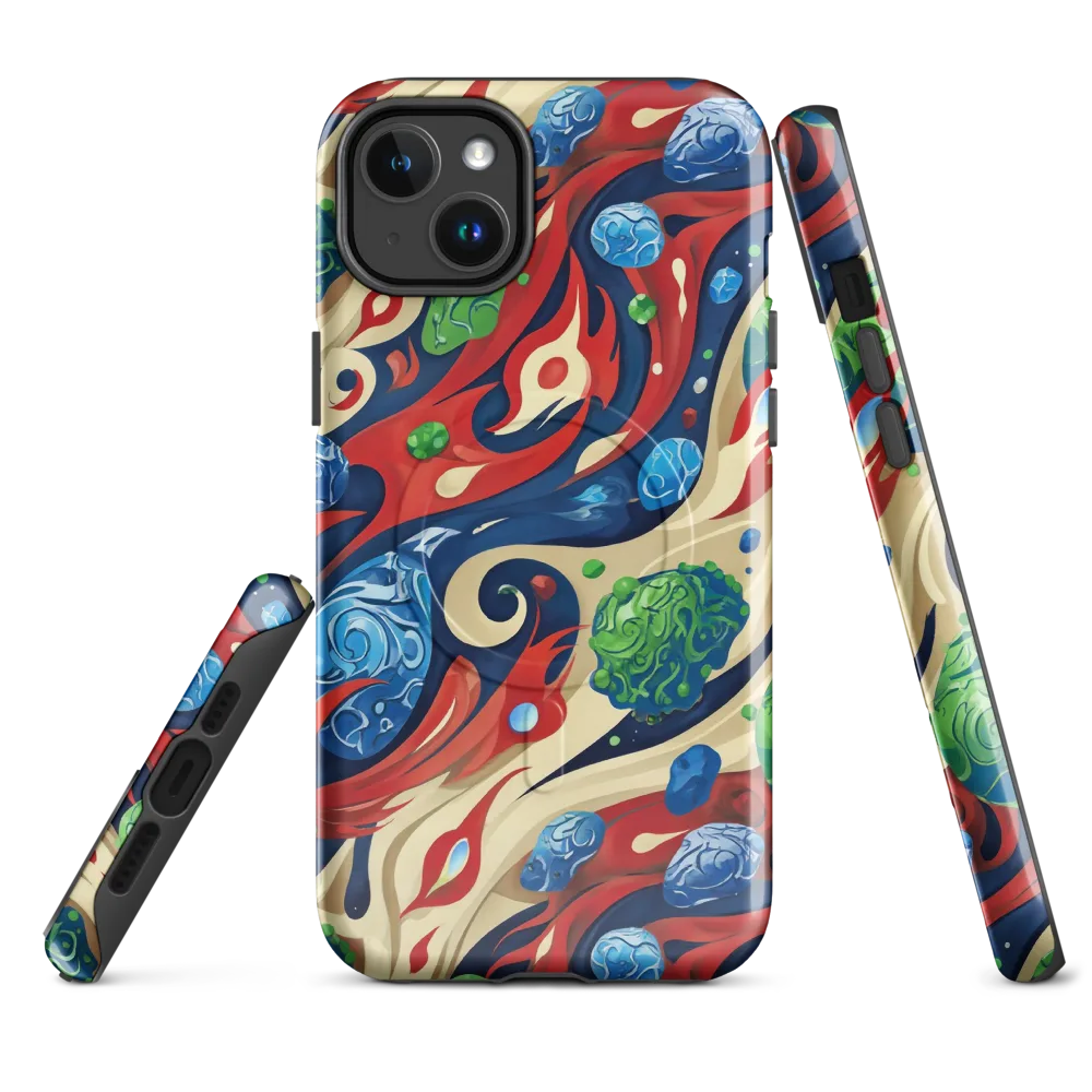 Cosmic Sgraffito on MagSafe Tough Case for iPhone® — Front