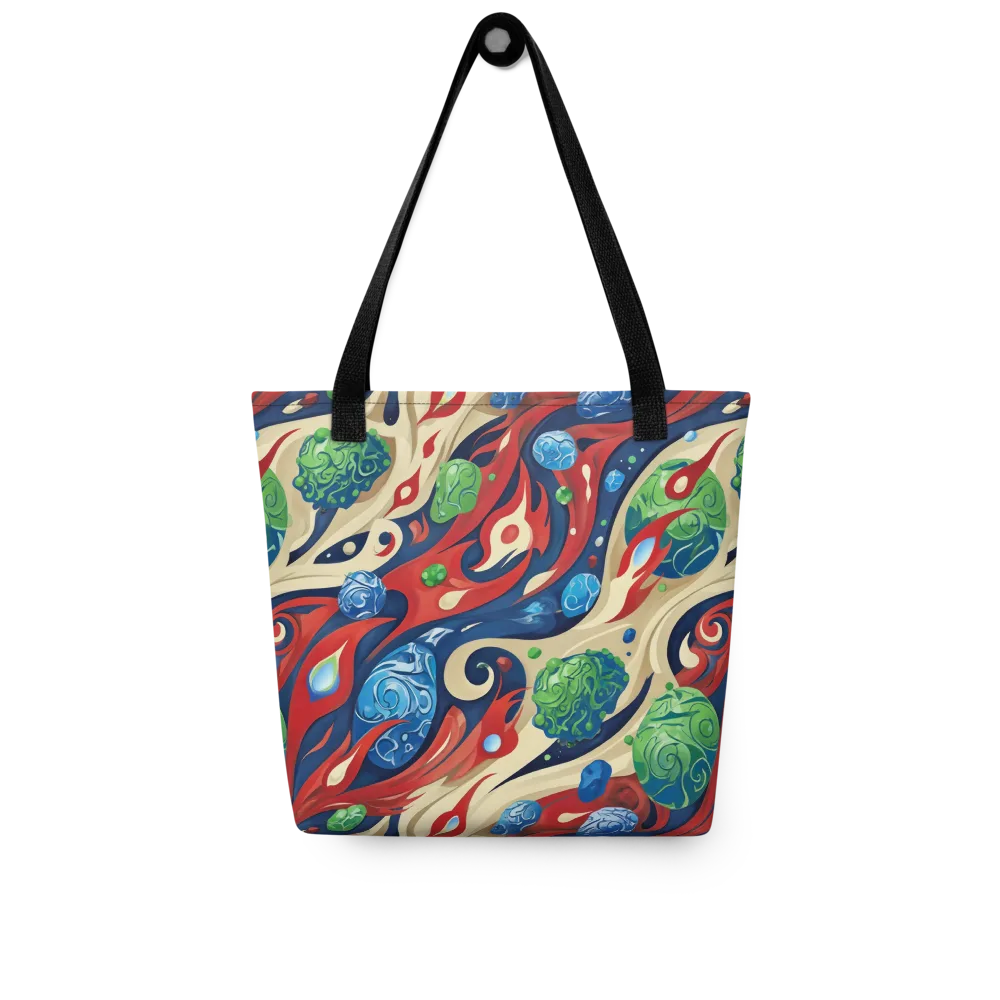 Cosmic Sgraffito on Tote Bag — Front