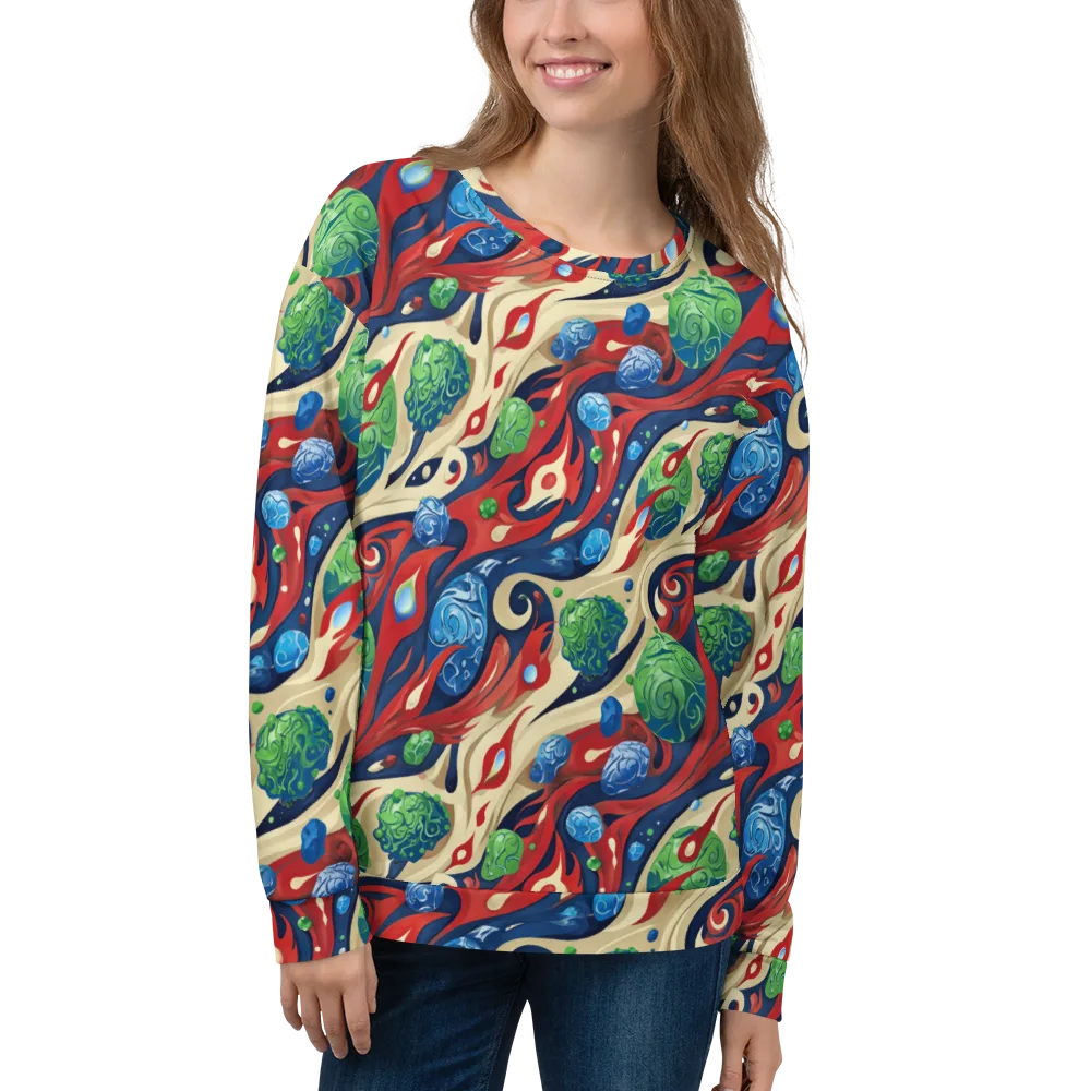 Cosmic Sgraffito on Sweatshirt — Front