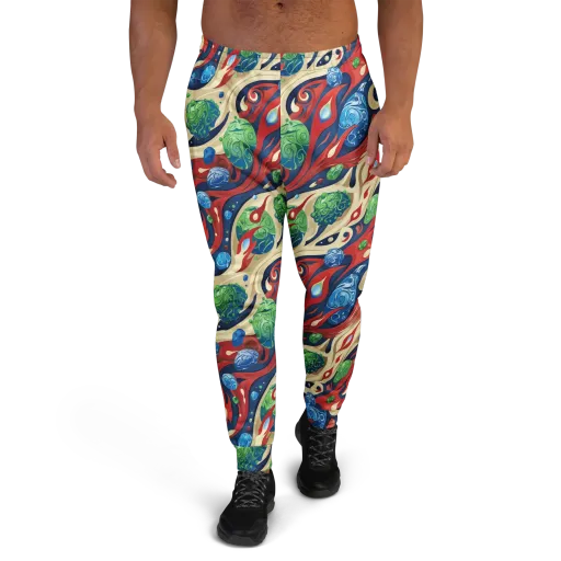 Cosmic Sgraffito on a Men's Joggers