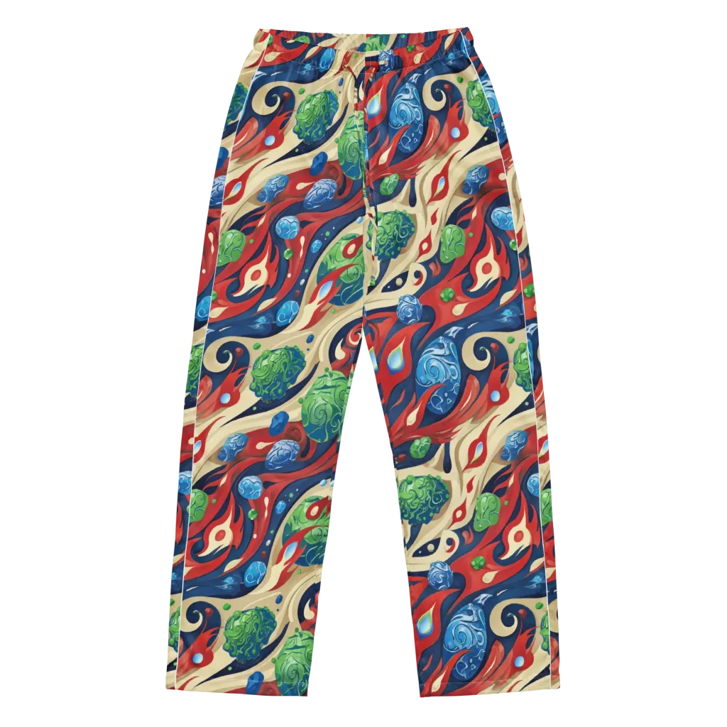 Cosmic Sgraffito on Women's Pajama Pants — Front