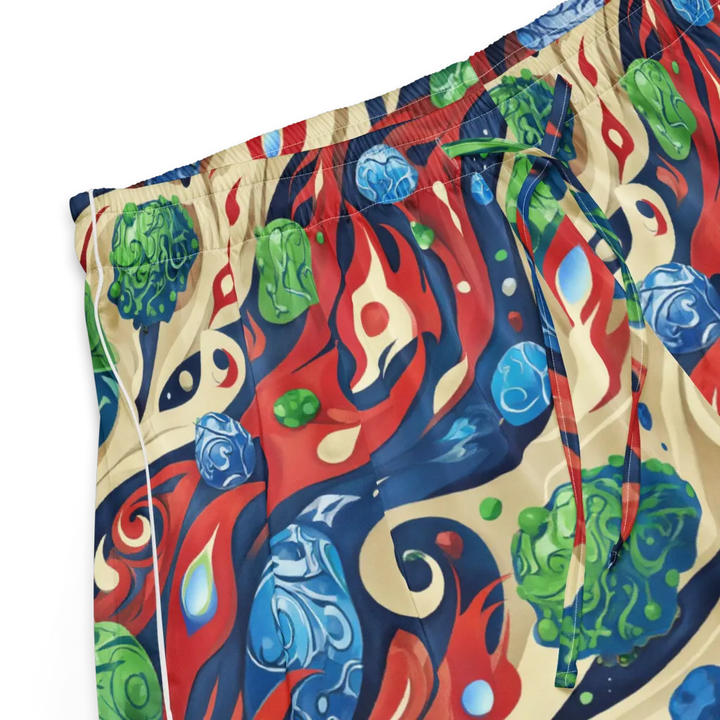 Cosmic Sgraffito on Women's Pajama Shorts — Product details