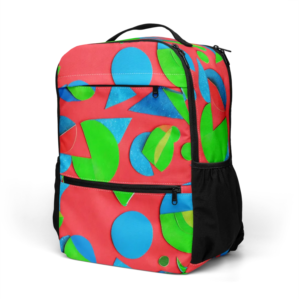 Chromatic Cutouts on Utility Backpack — Left Front