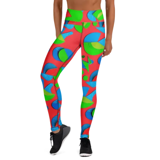 Chromatic Cutouts on a Yoga Leggings