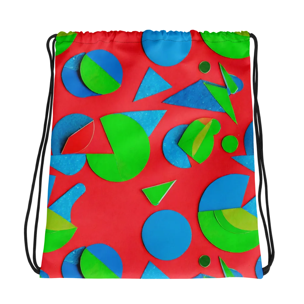 Chromatic Cutouts on Drawstring Bag — Photo