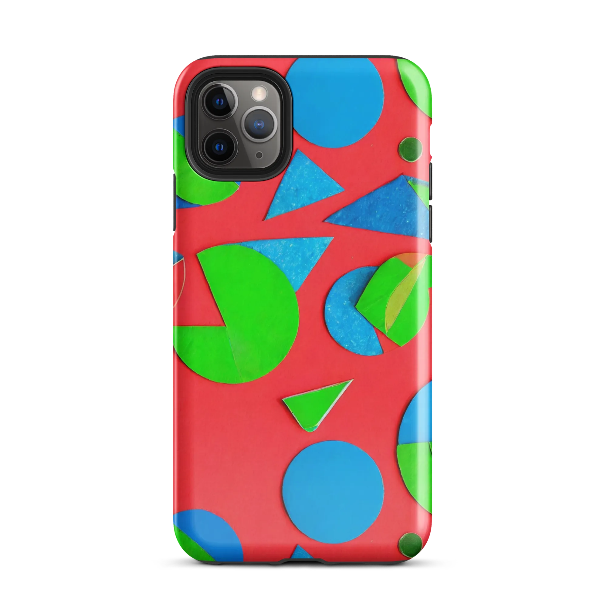 Chromatic Cutouts on Tough Case for iPhone® — Front