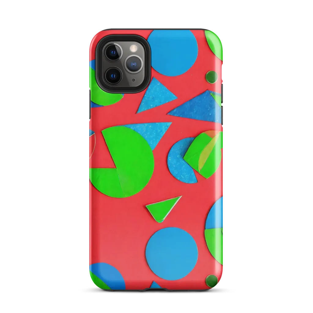 Chromatic Cutouts on Tough Case for iPhone® — Front