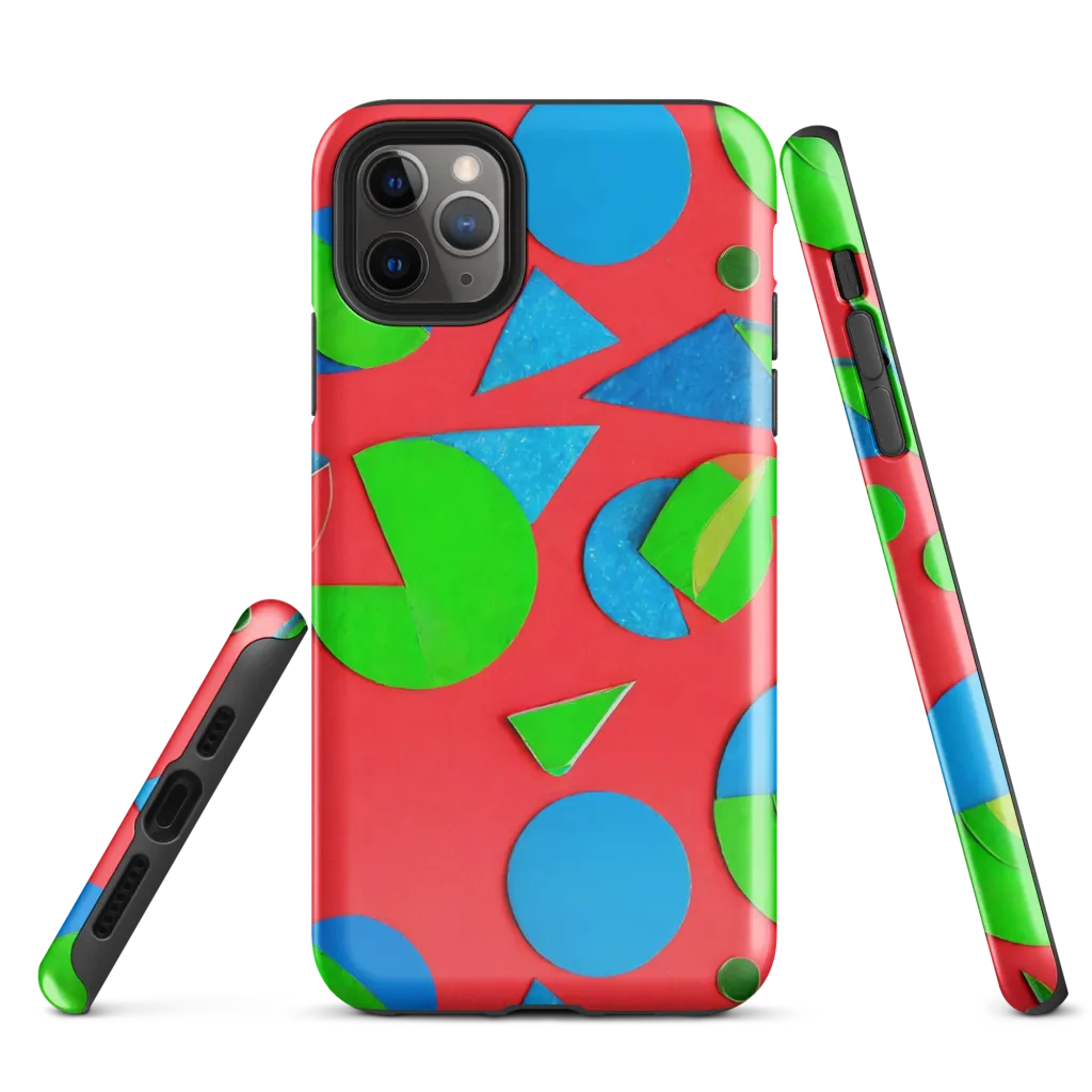 Chromatic Cutouts on Tough Case for iPhone® — Front