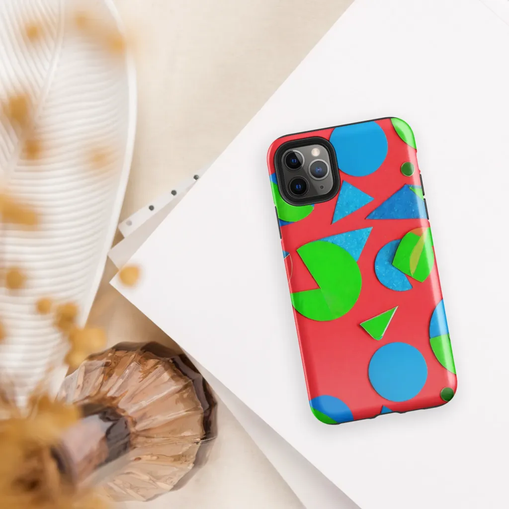 Chromatic Cutouts on Tough Case for iPhone® — Front
