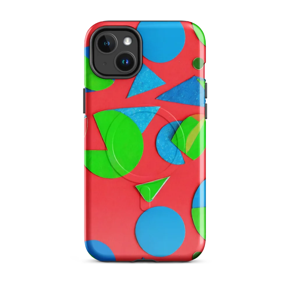 Chromatic Cutouts on MagSafe Tough Case for iPhone® — Front
