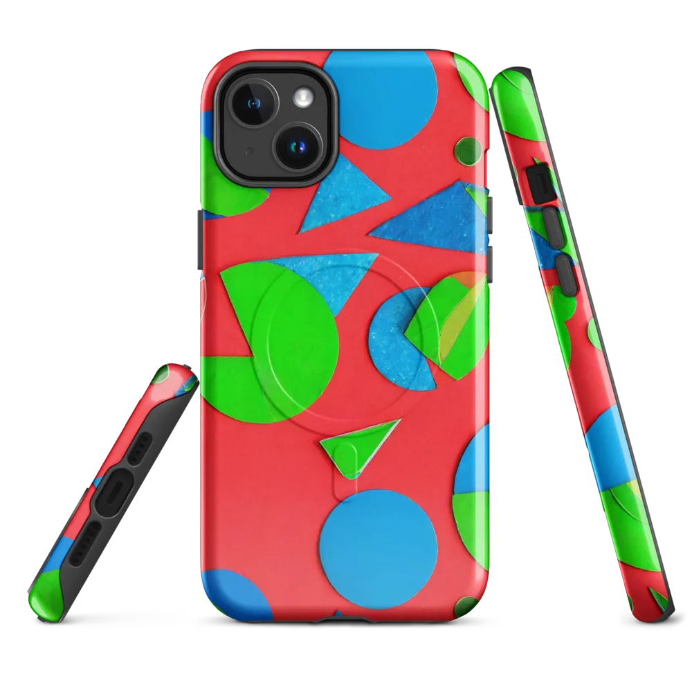 Chromatic Cutouts on MagSafe Tough Case for iPhone® — Front