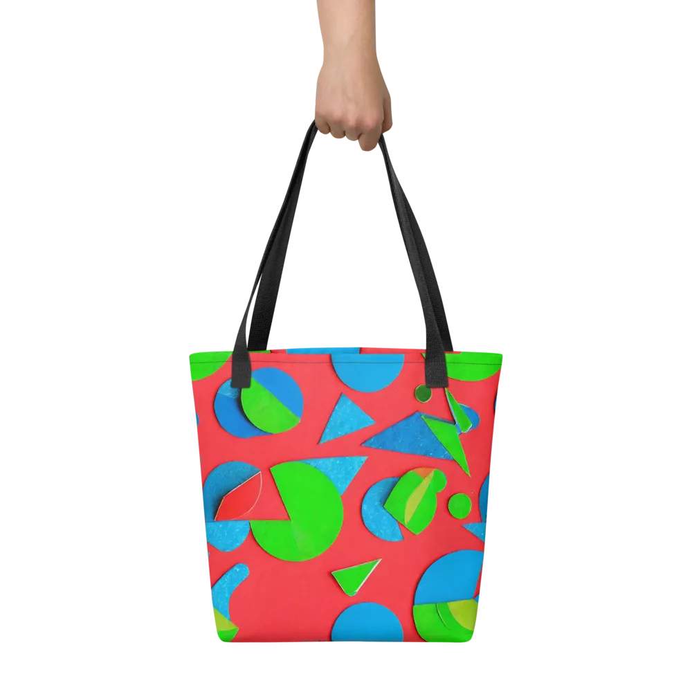 Chromatic Cutouts on Tote Bag — Front