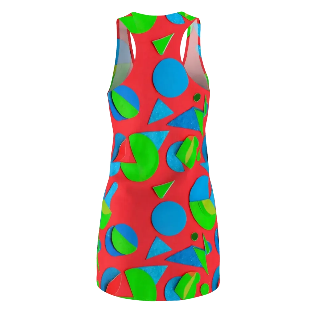 Chromatic Cutouts on Racerback Dress — Back