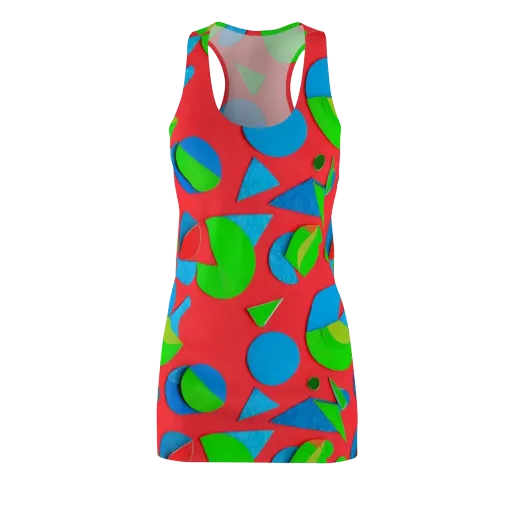 Chromatic Cutouts on a Racerback Dress