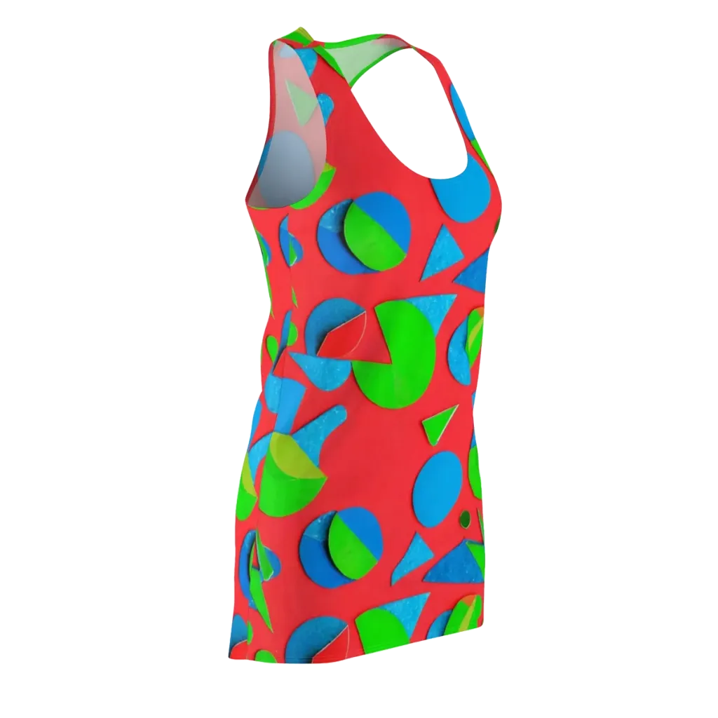 Chromatic Cutouts on Racerback Dress — Front Side