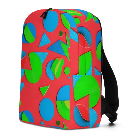Chromatic Cutouts on a Minimalist Backpack