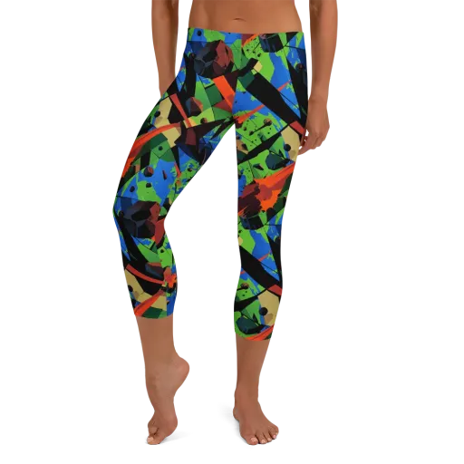 Impact Geometry on a Capri Leggings